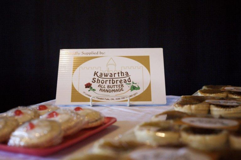 Array of desserts made by Kawartha Shortbread