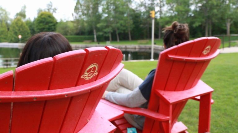 Muskoka chairs in Rosedale