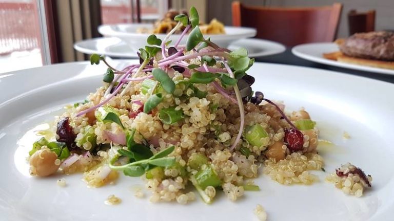 Salad with Ontario-grown quinoa