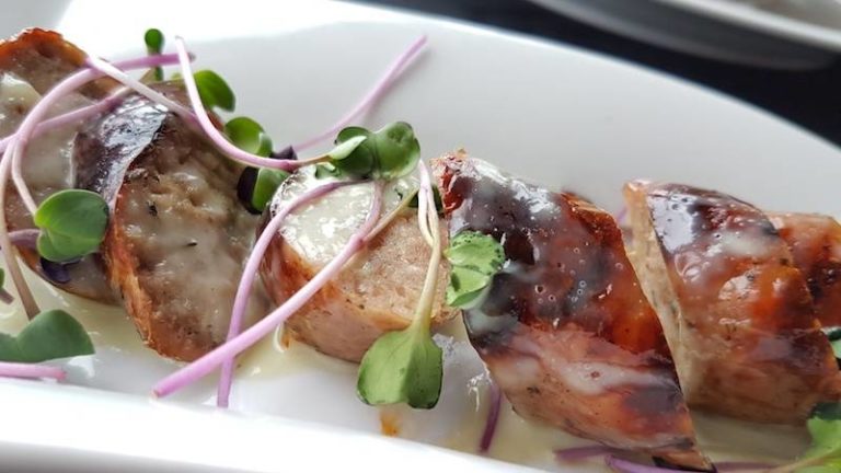 Apple sage sausage, made in-house at the Mill