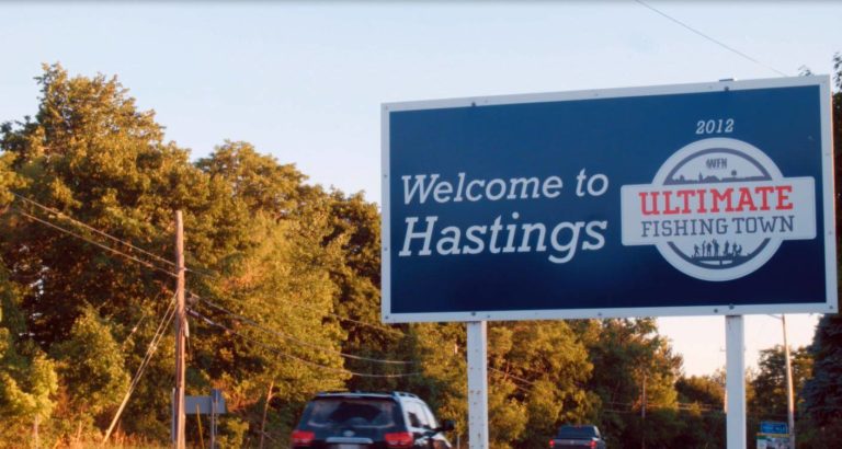 Road sign that reads 