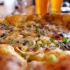 Vegetarian pizza from the Publican House Brew Pub