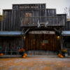 Exterior of Escape Maze, a set that looks like a Western movie