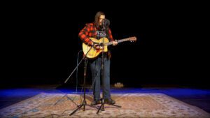 Cale Crowe performs onstage at Victoria Hall