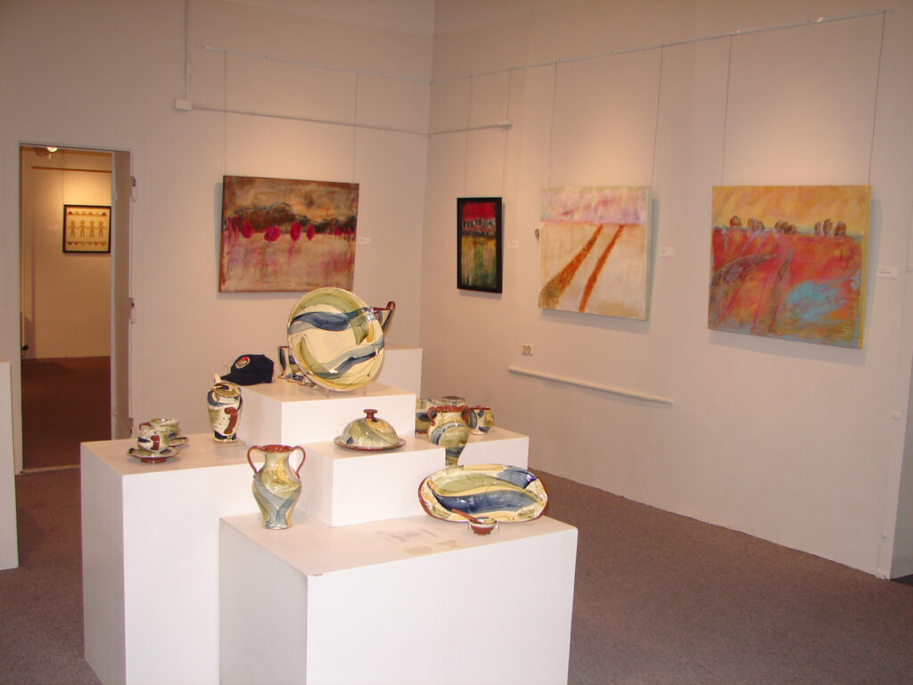 Ceramics and paintings on display at Colborne St Gallery